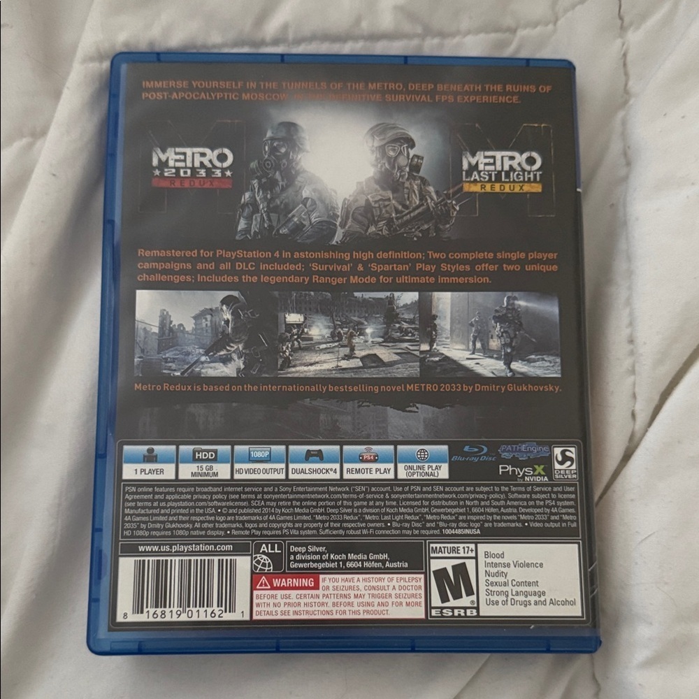 Metro Redux for - Blue Case - Picture 2 of 3